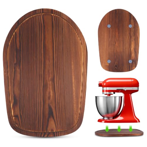 Mixer Slider Mat for KitchenAid 4.5-5 Qt Tilt Head Stand Mixer, Pine Wood - image 1