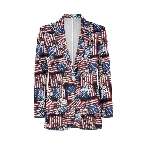Novelty Women's Casual Blazers Long Sleeve Open Front Button Work Offic Blazer Jackets with Pockets