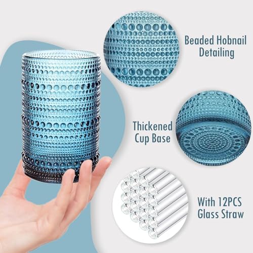 FULGNU Hobnail Drinking Glasses - Thumbnail 4