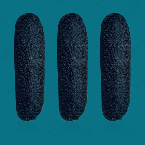 Image of AJICA Charming Bump It Up Volumizer Hair Base Perfect Black Hair Puff Volume Pad for Women Head Cushion with Fluffy Hair Puff, Bun Bump, Princess Styling Hair Bun and Crown Shapers for Women and Girls Accessories (Pack of 3)