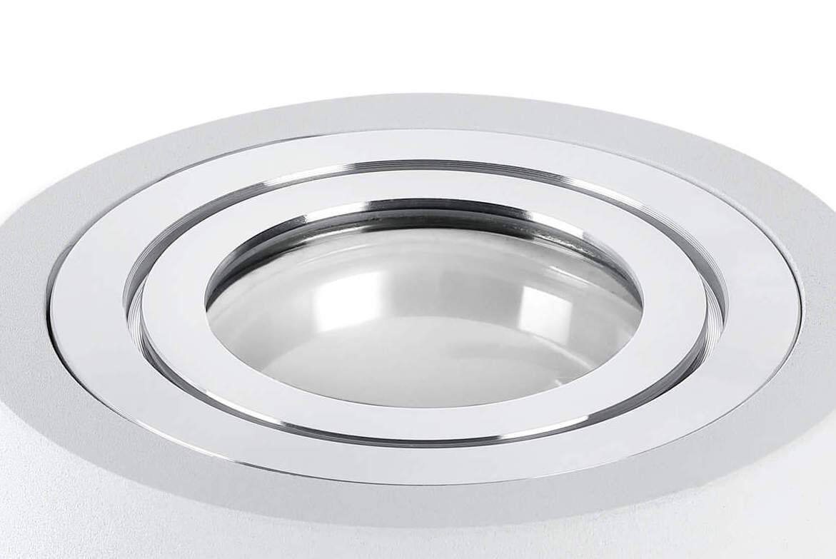 LED Deckenstrahler 1 Flammig Wandspot In Weiß Schwenkbar Inkl. LED GU10