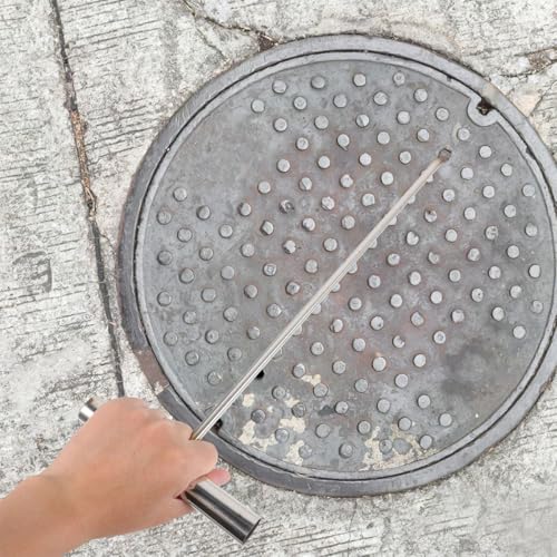 Plaque d'égout bloquée ? Utilisez le lève-regard robuste - 6