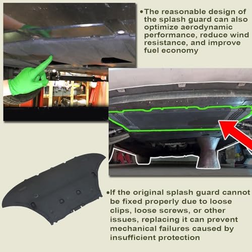 Image of Priprilod Engine Splash Shield Guard Compatible With Audi Q7 4M S-Line 2015-2019#4M0825235F