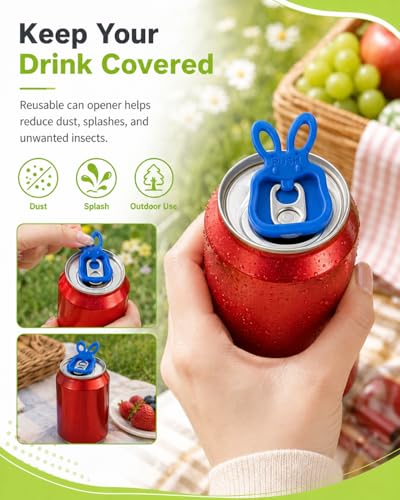 Miniatura 4 de Qeqshqo Abridor De Latas Multifunción, Juego 4 Piezas 1 Verde : Abrebotellas, Tarros Y 3 Para Latas De Anilla. Manual, Sin Esfuerzo Para Artritis.