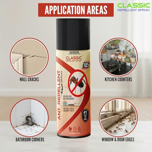 Image of Ant Repellent Spray for Home & Kitchen (220 ml) | Herbal, Long-Lasting, Safe & Effective | Next-Gen Protection, No Killing, No Poisoning