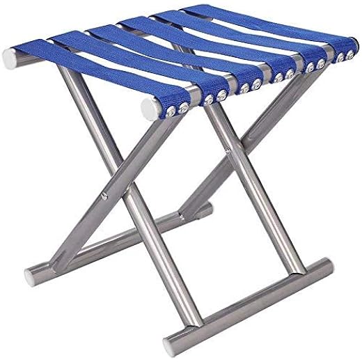 K.K. Villa Portable Folding Stool (Blue)