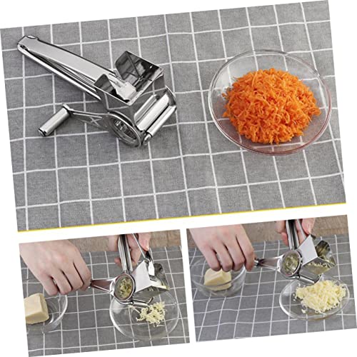 Rallador giratorio de acero inoxidable con manivela miniatura 7