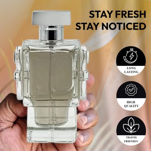 Cool Boy & Robot Men's Cologne Set Eau De Toilette, 3.4 Fl Oz Each, Seductive, Spicy, Oriental Accords - Fresh Notes of Lemon Zest & Apple, Lavender, Vanilla & Vetiver 2-Pack Gift Set for Men - Image 7