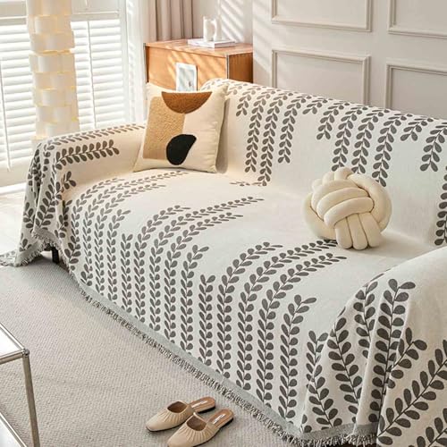 Funda para sofá chaise longue para mascotas, funda de sofá estampada para sofás grandes (180 x 300 cm)