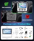 Rimoody 4G 64G Android Car Radio for Ford Focus Exi MT 2 3 Mk2/Mk3 2004-2011 9'' In-Cell Screen Car Stereo Wireless CarPlay Android Auto GPS/Bluetooth 5.0/FM RDS/EQ/Wi-Fi/Mirror Link/AHD Backup Camera - Image 8