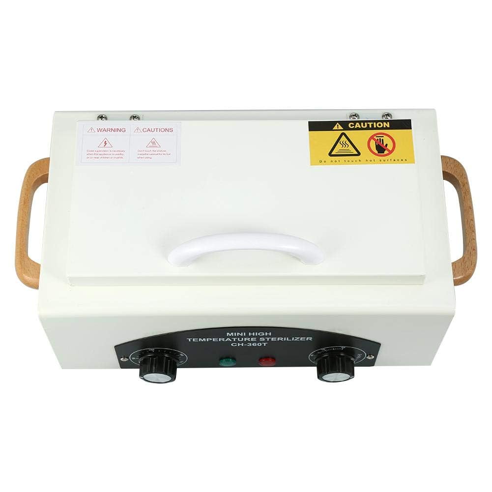Sterilizzatore ad alta temperatura per unghie e strumenti dentali - Serbatoio smontabile in acciaio inossidabile per parrucchieri e manicure professionali