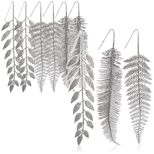 COM-FOUR® 9X Glitzerzweig - Glitzergesteck für die...