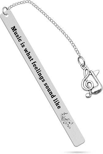 Marcador de música para mujeres, hombres, profesores de música, estudiantes, músicos, regalo para ella, él, niñas, niños, amantes de la música,