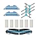 WuYan Brosse latérale anti-poussière avec filtre Hepa pour aspirateur robotique Cecotec Conga 1390 Cecotec Conga 1290