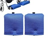 Wheelchair Footplate Cover | 1 Pair Tight Fit Soft Prevents Sliding | Footrest Replace Cover for Wheelchair - for Elderly Seniors Mobility Impaired Home Outdoor Travel