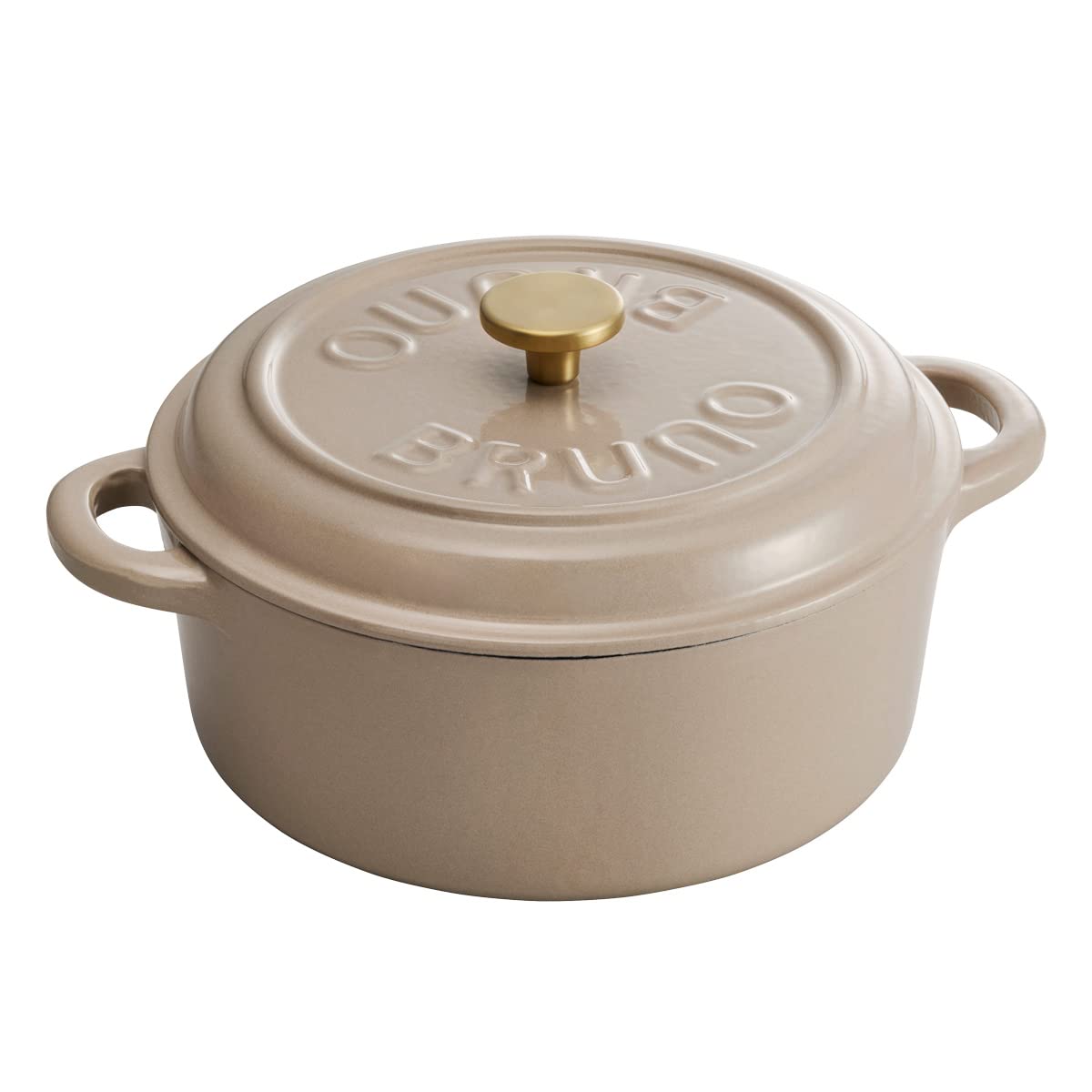 Amazon | [ブルーノ] 鋳物ホーロー鍋 IH対応 BHK266 【6760896】ブルー