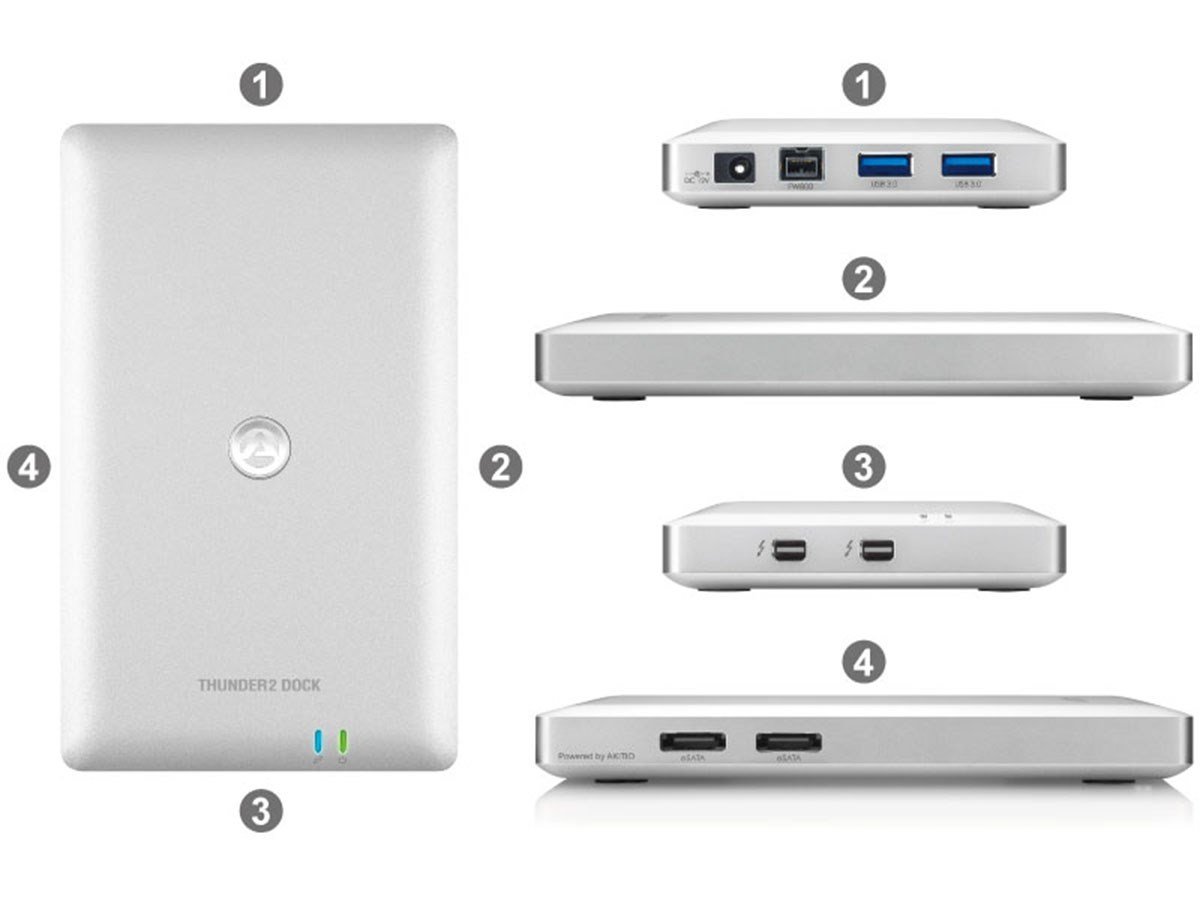 AKiTiO Thunder2 Dock : Amazon.nl: Electronics & Photo