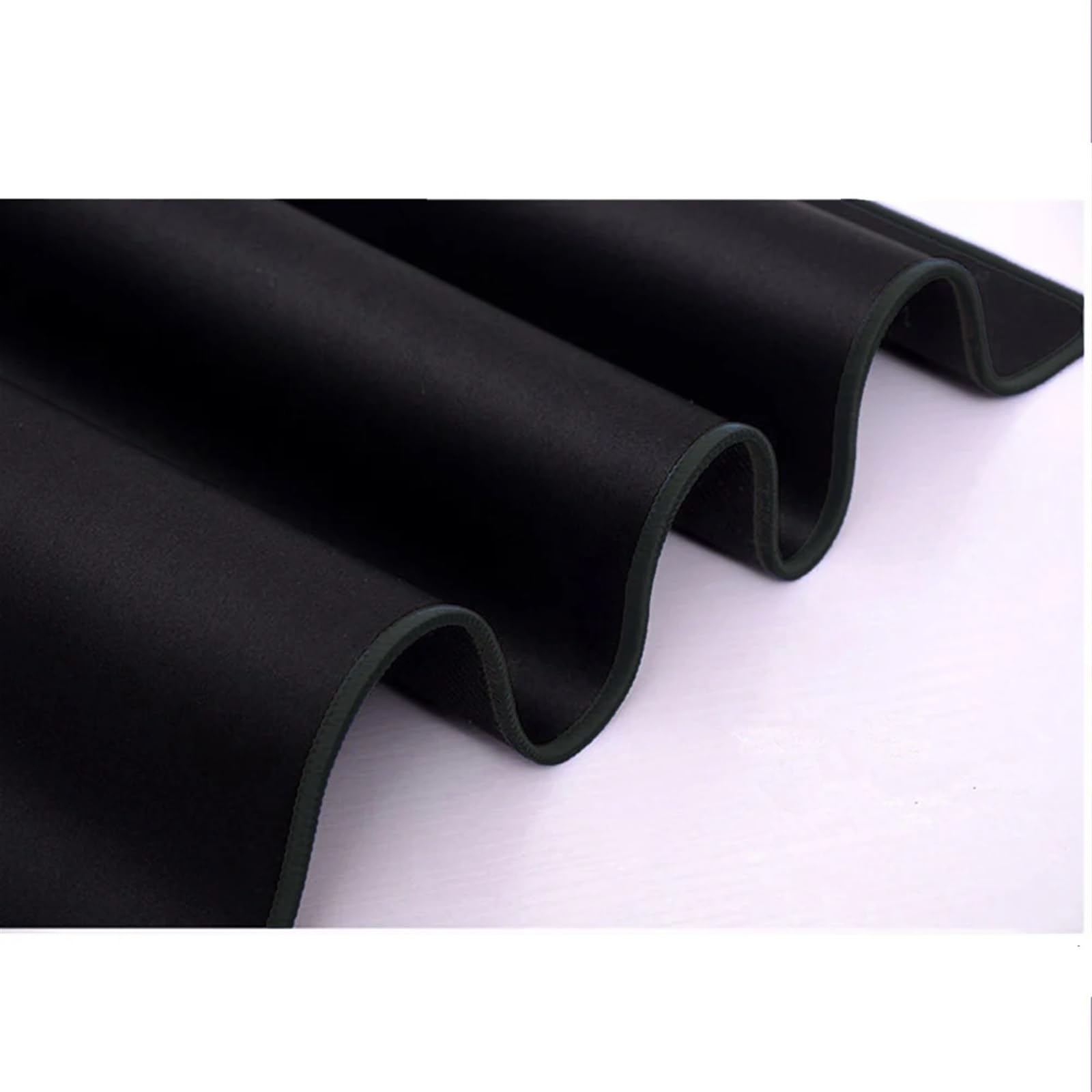 Schreibtischunterlagen Rutschfeste Schreibtischunterlage Aus Naturkautschuk, Mauspad Mit Feststellkante, Spielmatte For Computertastatur, Gaming-Mauspad(Black-Black,120 x 50 cm)