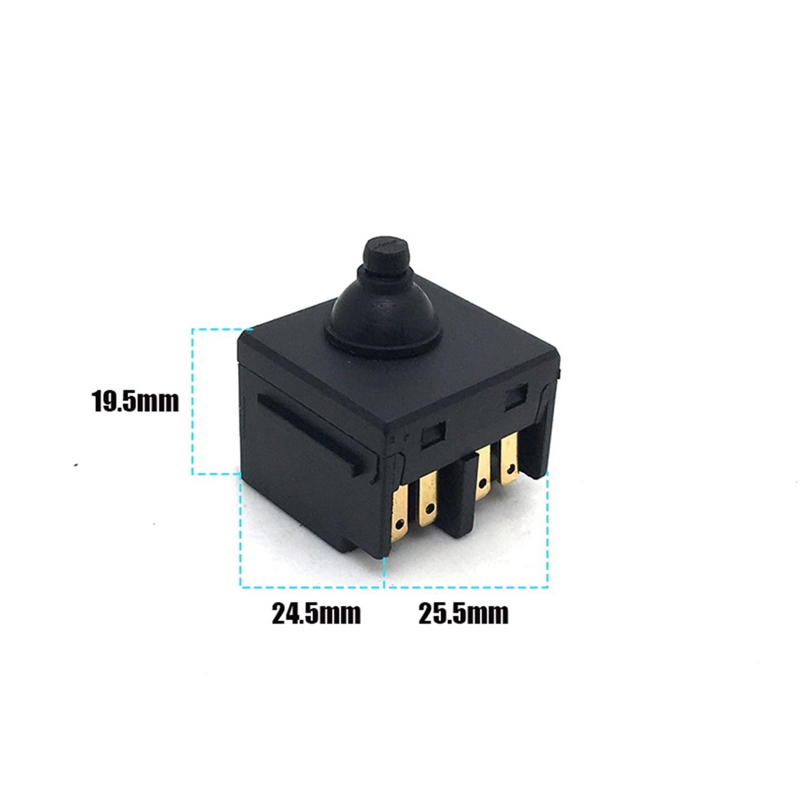1 unidad de interruptor de amoladora angular de 220V, repuesto for amoladora angular de 100mm y 4 ", botón de encendido, accesorios de herramientas eléctricas de mano