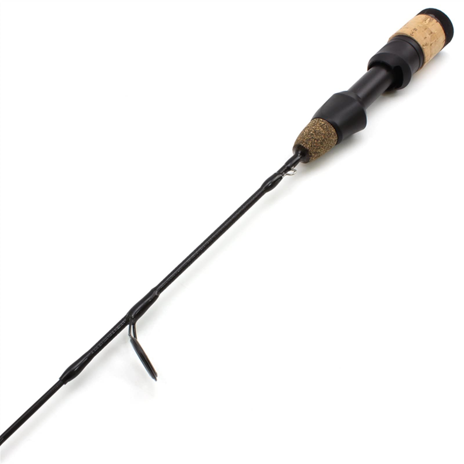 angelausrüstung 58cm Winter EIS Angelruten 2 Tipps Rotierenden Stange Carbon Faser EIS Pole Ultra-licht Karpfen Angelrute angelrute