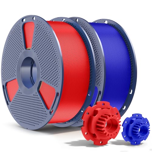 SUNLU PETG Filament 1.75mm 2kg Red+Klein Blue