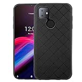 ELISORLI Compatible with T-Mobile Revvl 4 Plus Slim Soft Rubber Case,Protector Cell Accessories Silicone Soft TPU Shock Phone Cover for Tmobile Revel 4+ T Mobile Revvl4+ TCL Revell Four + 4Plus Black
