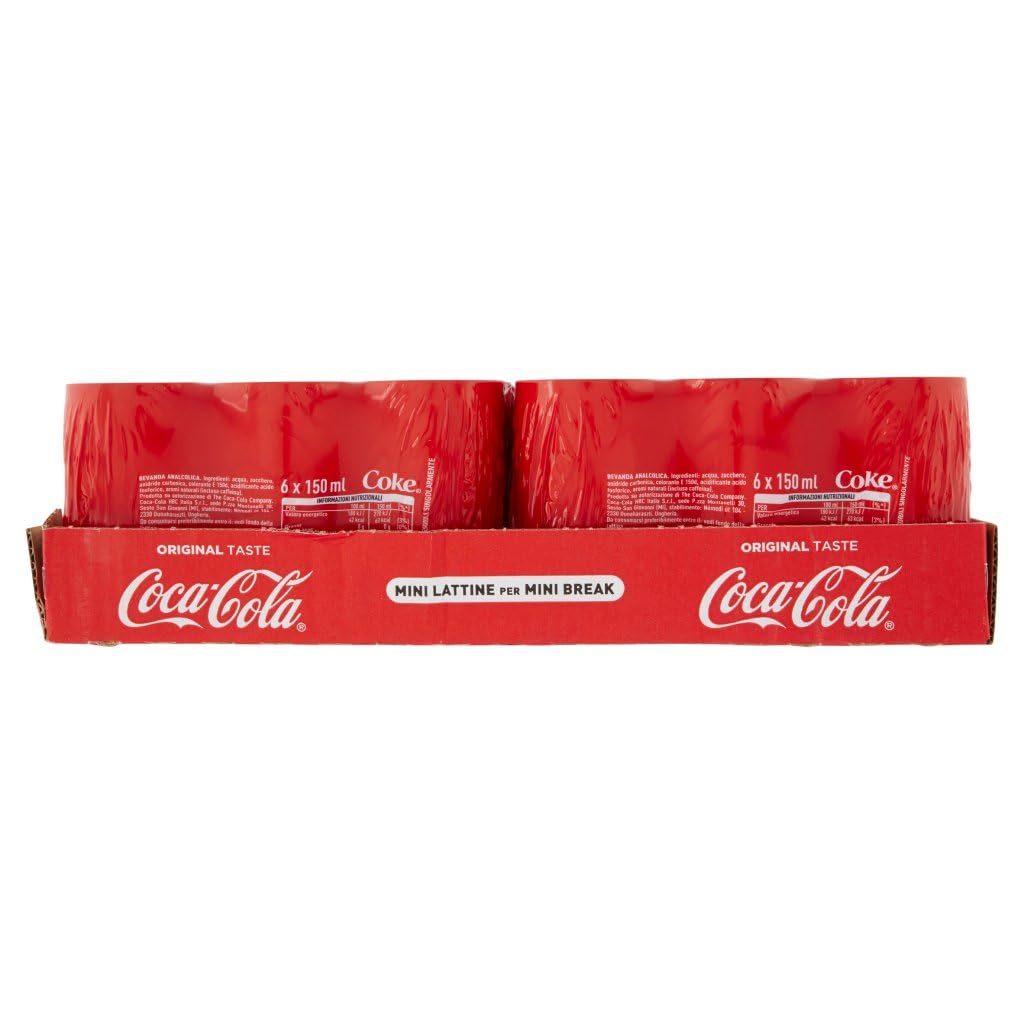 Italian Gourmet Pure Italian Gourmet Bibita gusto cola Mini Dose | Bevanda frizzante, spritziger Softdrink in handlichem Format für Party, Büro, Gesamtnettogewicht 7,2 L + Kostenlos Polpa 400g