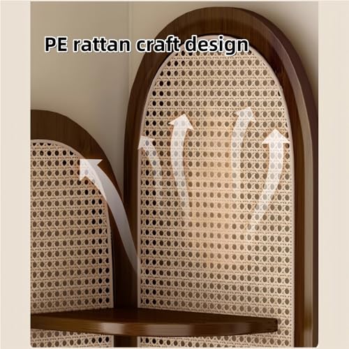 Estantería esquinera de 5 niveles con cesta de almacenamiento para optimizar espacio 5