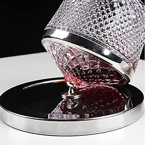 Jarra decantadora de vino, aireador de vino tinto y respirador, recipiente de vidrio transparente sin plomo para los amantes del vino
