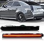 NSLUMO Rear Red LED Side Marker Lights for 2008-2013 Cadillac CTS CTS-V Sedan Smoke Lens Led Rear Bumper Reflector Marker Lamps OEM Replacement