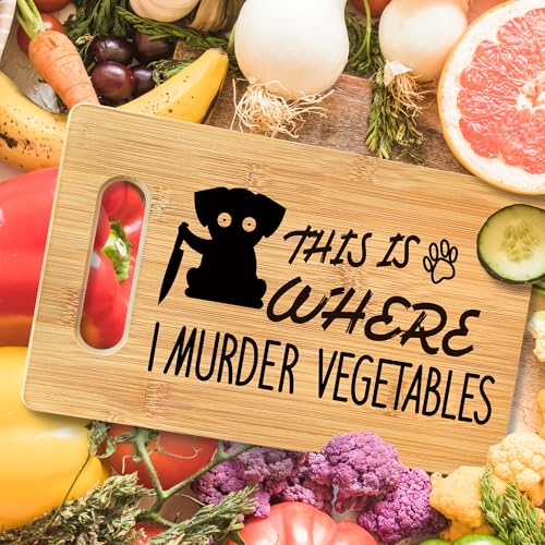 Funny-Cutting-Board-This-Is-Where-I-Murder-Vegetable-Bamboo-Cutting-Board-Vegetable-Murder-Cutting-Board-Kitchen-Decor-Dog-Gifts-for-Dog-Lovers-Mothers-Day-Christmas-Gifts-for-Women Funny Cutting Board This Is Where I Murder Vegetable Bamboo Cutting Board Vegetable Murder Cutting Board Kitchen Decor Dog Gifts for Dog Lovers Mothers Day Christmas Gifts for Women