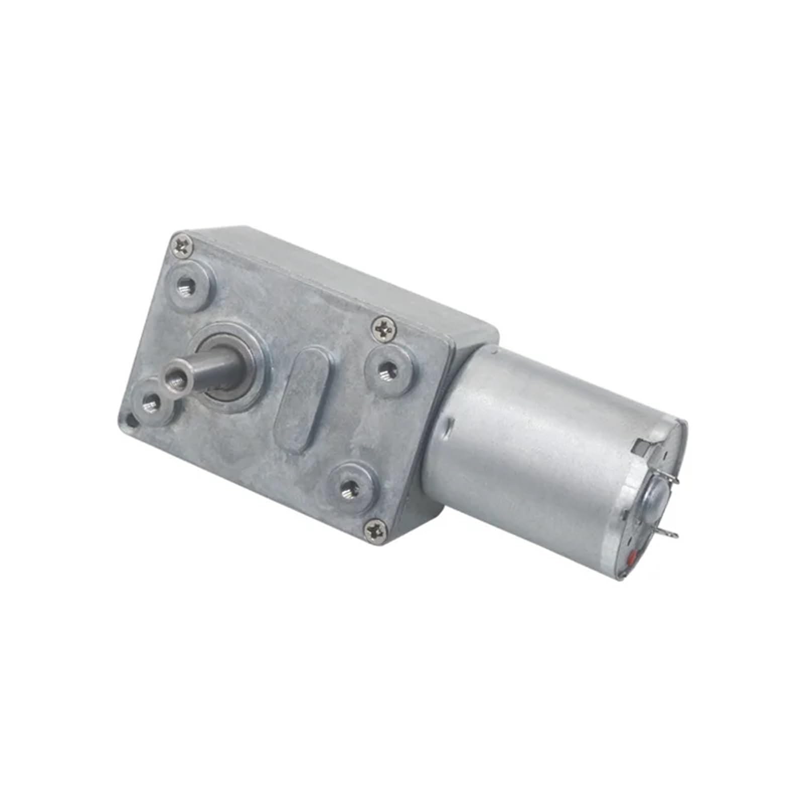 1 x 12–24 V 6 mm Dual-Ausgangswellen niedrige Drehzahl 6 U/min, selbstsichernd, großes Drehmoment, DC Schneckengetriebemotor JGY370-D Doppelachsen-Schneckengetriebemotoren (mit Halterung, 30 U/min, DC