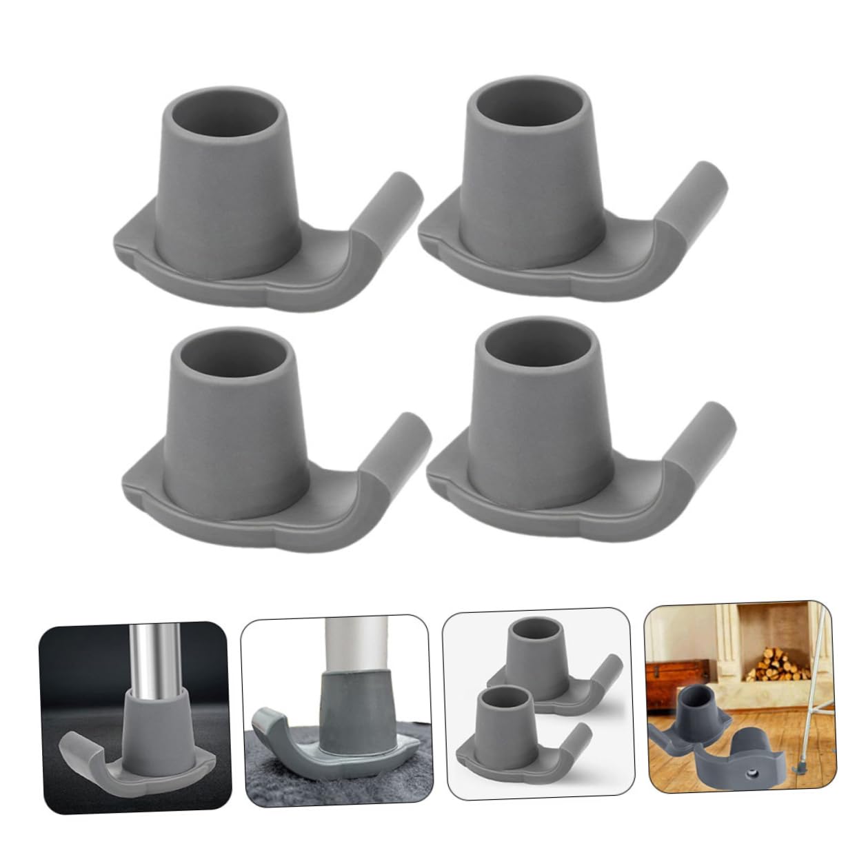 Scivoli per Walker Ski Glides Antiscivolo 6 Pezzi Tpr Pp | Deambulatore e Stampelle, Accessori per Mobilità, Guida Fluida e Superficie Non Aderente