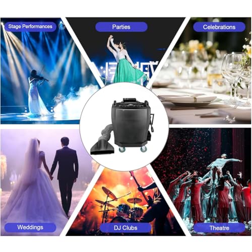 Máquina de humo con hielo seco y boquilla, 3500W, máquina profesional de alta salida para efectos de humo en interiores y exteriores para escenarios, bodas, fiestas, clubes y conciertos miniatura 6