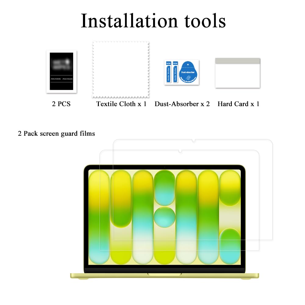Films protecteurs d'écran mats anti-reflets MacBook Neo 13" A3404 Dureté 5H