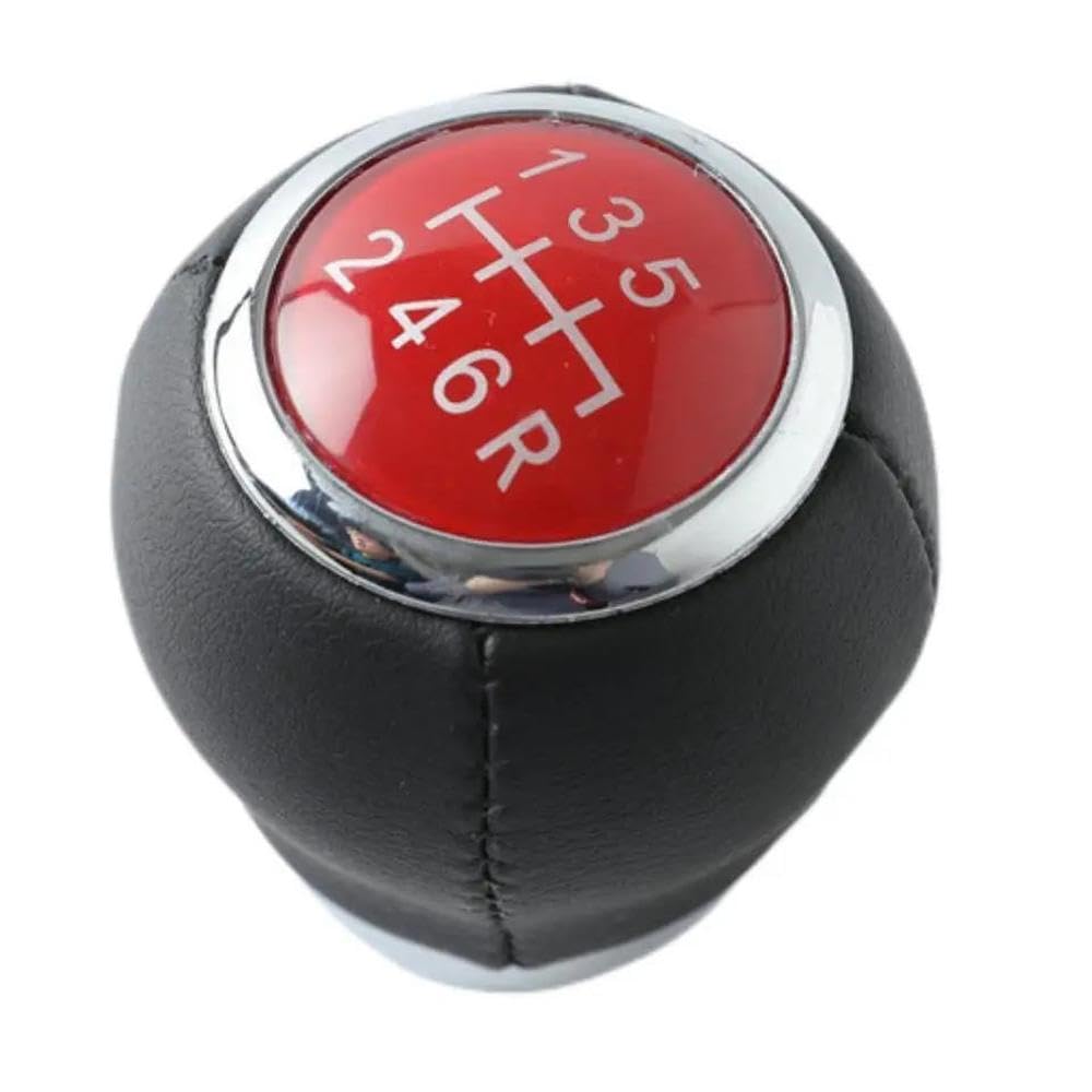 POANBCGY Shift Ball Joint Car Gear Shift Knob Lever Shifter Handball for Subaru Impreza WRX STI for Outback for Forester 2009-2016(Red 6 Speed)