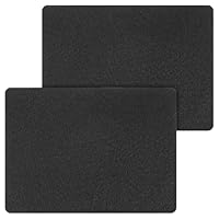 2 Stück Stoff Flicken Selbstklebend Stoff Reparatur Patches 20 x 28 cm Leinenstoff-Patch Reparaturflicken für Sofas Autositze Bürostuhl Vorhänge (Schwarz)