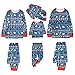 Zilosconcy Weihnachts Pyjama Familie, Herren Damen Kiner Lang Pyjamas Set, Rundhals Langarm Pyjama, Christmas Matching Pyjama Deer Plaid Pyjamas Set Christmas Sweatshirt Festliche Kleidung
