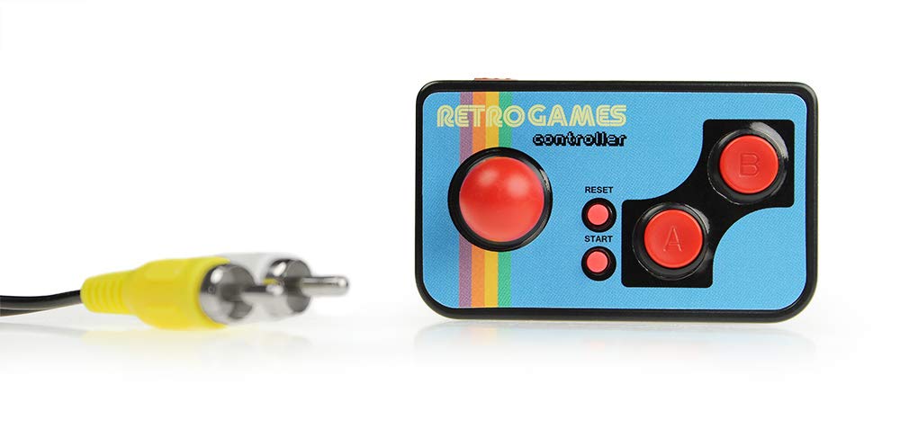 Monsterzeug Mini Spielekonsole, Retro Spiele, kultige Arcade Videospiele für TV, 200 Minispiele, 8 Bit, Cinch-Kabel, Technik Gadget