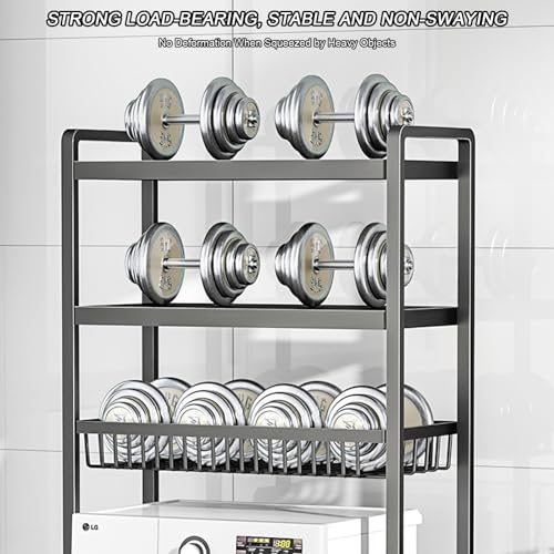 Support de séchage de laveuse et de sécheuse en acier à 3 niveaux vertical