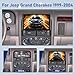 Car Radio for Jeep Grand Cherokee 1999-2004, [2+64] Volxcereo 9 inch Touchscreen Stereo with Carplay/Android Auto, GPS Navigation, WiFi, Bluetooth, SWC, FM/RDS, EQ