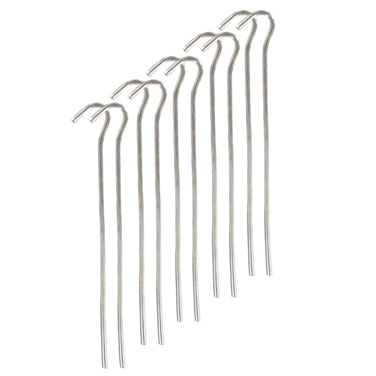 Piquets De Tente De Jardin,6 Piquets De Tente Portables En Acier