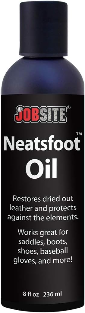 JobSite Premium Neatsfoot Oil Leather Waterproof Compound, 236 ml