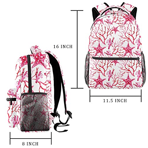 Sac à dos d'écolier mixte orange à pois multicolores style décontracté