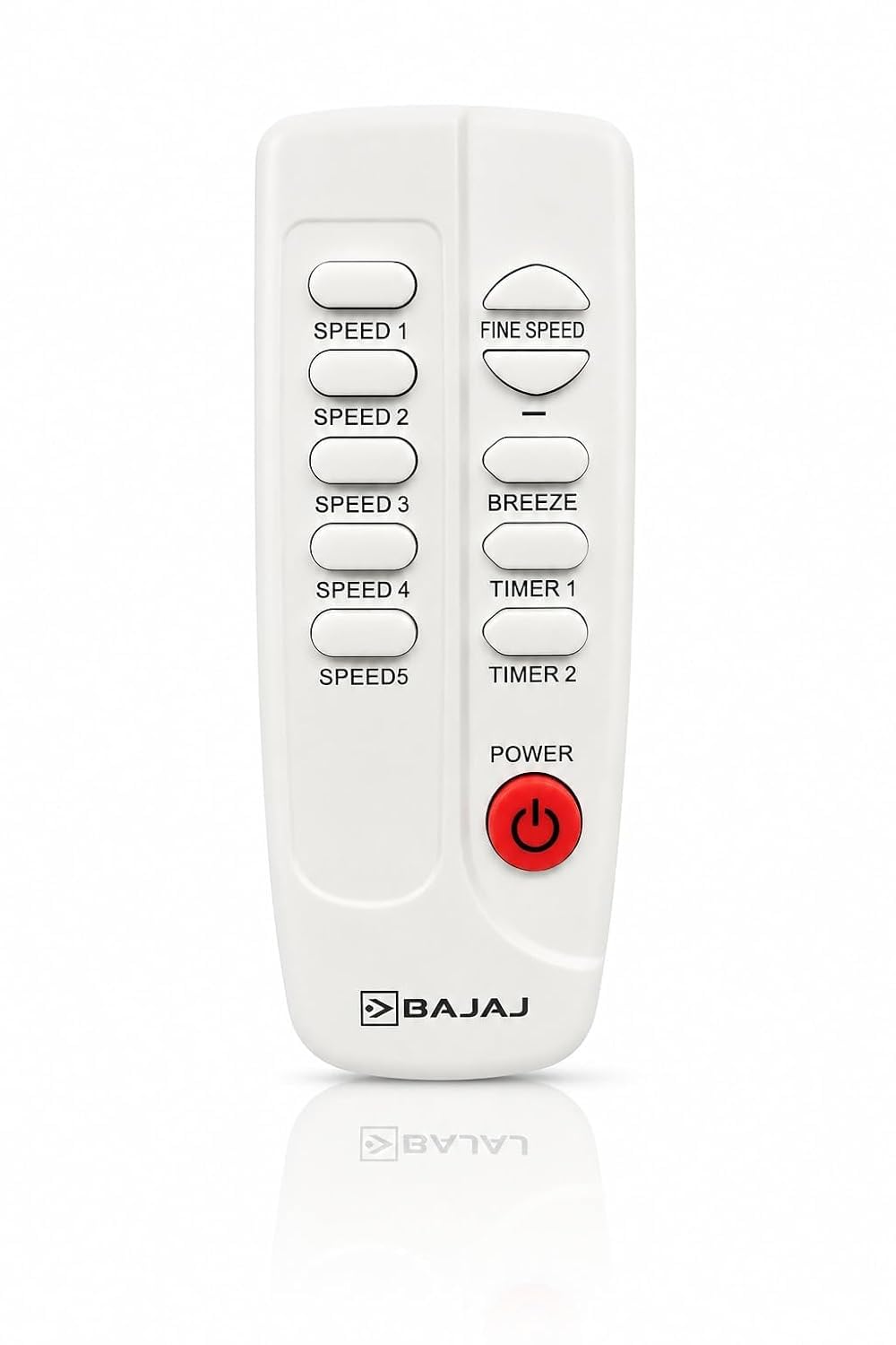 bajaj fan remote compatible with bajaj bldc ceiling fan energos 26 models, replacement remote control, fn9