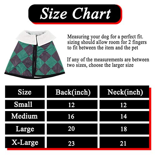 Coomour Cute Dog Costume Pet Funny Anime Cloak Cartoon Costume Cute Cat Cosplay Cape For Small To Large Dogs Cats Clothes (Medium, Green) #TOP1
