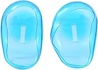 Vista 1 de 2 protectores de orejas azules para tinte para el cabello, orejeras de plástico antimanchas del tinte, protector reutilizable para las orejas