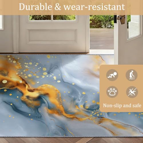 Tapis texture marbre moderne esthétique contemporaine - 5