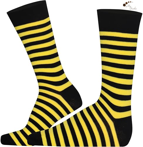 Image of Mysocks Men and Women Crew Socks Extra Fine Combed Cotton Seamless Toe