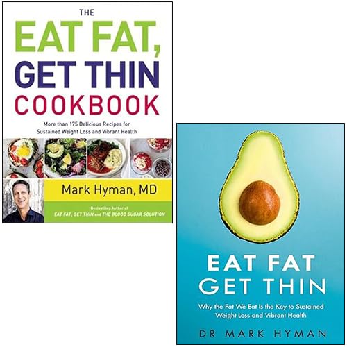 Mark Hyman 2 Books Collection Set (Eat Fat Get Thin,